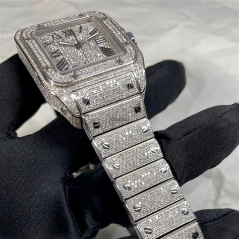 cartier watch full diamond|diamond watches chrono24.